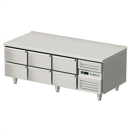 Grillkylbänk Allthermo 6 lådor 1600mm