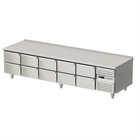 Grillkylbänk Allthermo 10 lådor 2400mm